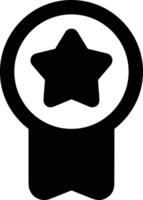 Star icon symbol image for rangking or rating reward vector