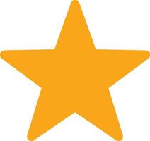 Star icon symbol image for rangking or rating reward vector