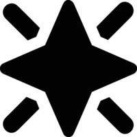 Star icon symbol image for rangking or rating reward vector