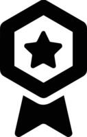 Star icon symbol image for rangking or rating reward vector