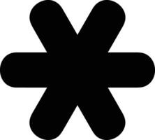 Star icon symbol image for rangking or rating reward vector