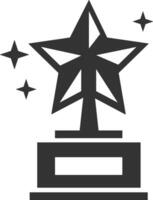 Star icon symbol image for rangking or rating reward vector