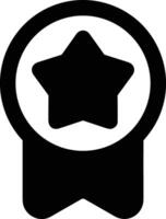 Star icon symbol image for rangking or rating reward vector