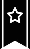 Star icon symbol image for rangking or rating reward vector