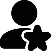 Star icon symbol image for rangking or rating reward vector