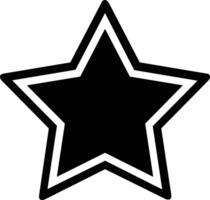 Star icon symbol image for rangking or rating reward vector