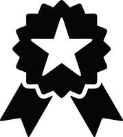 Star icon symbol image for rangking or rating reward vector