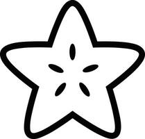 Star icon symbol image for rangking or rating reward vector