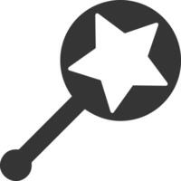Star icon symbol image for rangking or rating reward vector