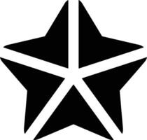 Star icon symbol image for rangking or rating reward vector
