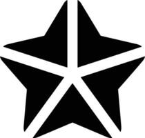 Star icon symbol image for rangking or rating reward vector