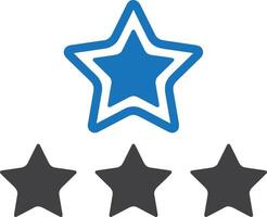 Star icon symbol image for rangking or rating reward vector