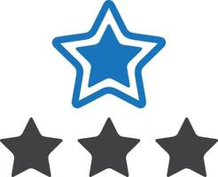 Star icon symbol image for rangking or rating reward vector