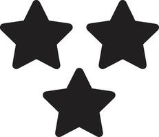 Star icon symbol image for rangking or rating reward vector