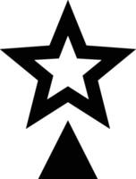 Star icon symbol image for rangking or rating reward vector