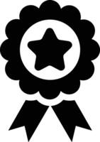 Star icon symbol image for rangking or rating reward vector