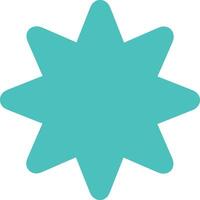 Star icon symbol image for rangking or rating reward vector