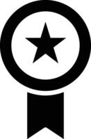 Star icon symbol image for rangking or rating reward vector