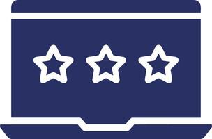 Star icon symbol image for rangking or rating reward vector