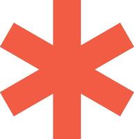 Star icon symbol image for rangking or rating reward vector