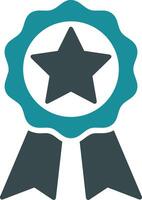 Star icon symbol image for rangking or rating reward vector