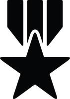 Star icon symbol image for rangking or rating reward vector