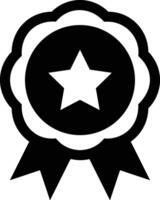 Star icon symbol image for rangking or rating reward vector