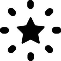 Star icon symbol image for rangking or rating reward vector