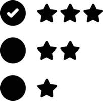 Star icon symbol image for rangking or rating reward vector