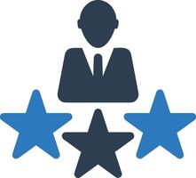 Star icon symbol image for rangking or rating reward vector