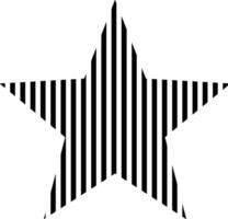 Star icon symbol image for rangking or rating reward vector