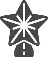 Star icon symbol image for rangking or rating reward vector