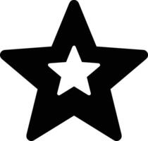 Star icon symbol image for rangking or rating reward vector