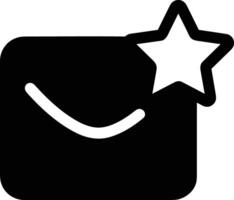 Star icon symbol image for rangking or rating reward vector