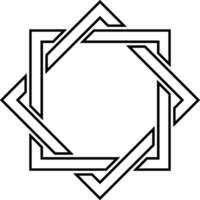 Star icon symbol image for rangking or rating reward vector