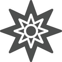 Star icon symbol image for rangking or rating reward vector