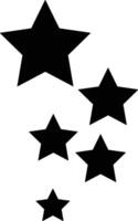 Star icon symbol image for rangking or rating reward vector