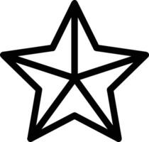 Star icon symbol image for rangking or rating reward vector