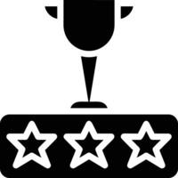 Star icon symbol image for rangking or rating reward vector