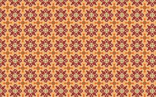 rojo y naranja sin costura azulejo piso loseta oriental Clásico sin costura texturas vector