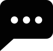 Comment icon image for element design of chat and communication symbol vector