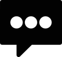 Comment icon image for element design of chat and communication symbol vector