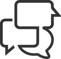 Comment icon image for element design of chat and communication symbol vector