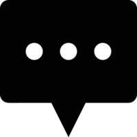 Comment icon image for element design of chat and communication symbol vector