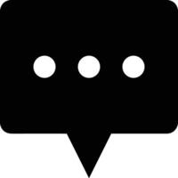 Comment icon image for element design of chat and communication symbol vector