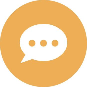 comentario icono imagen para elemento diseño de charla y comunicación símbolo vector