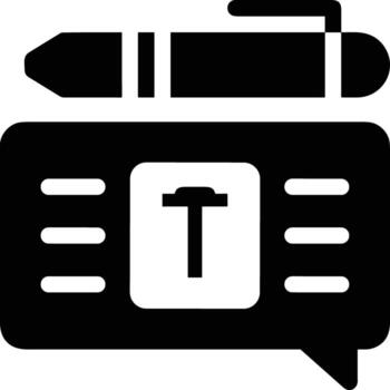 comentario icono imagen para elemento diseño de charla y comunicación símbolo vector