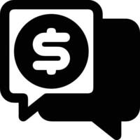 comentario icono imagen para elemento diseño de charla y comunicación símbolo vector