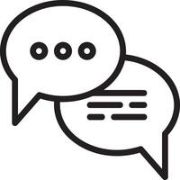 Comment icon image for element design of chat and communication symbol vector