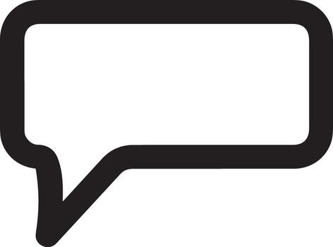 Comment icon image for element design of chat and communication symbol vector